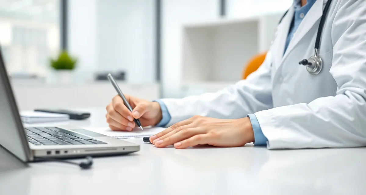 Clinical illustration of tirzepatide molecule and metabolic syndrome research data for GLP-1 weight loss treatment