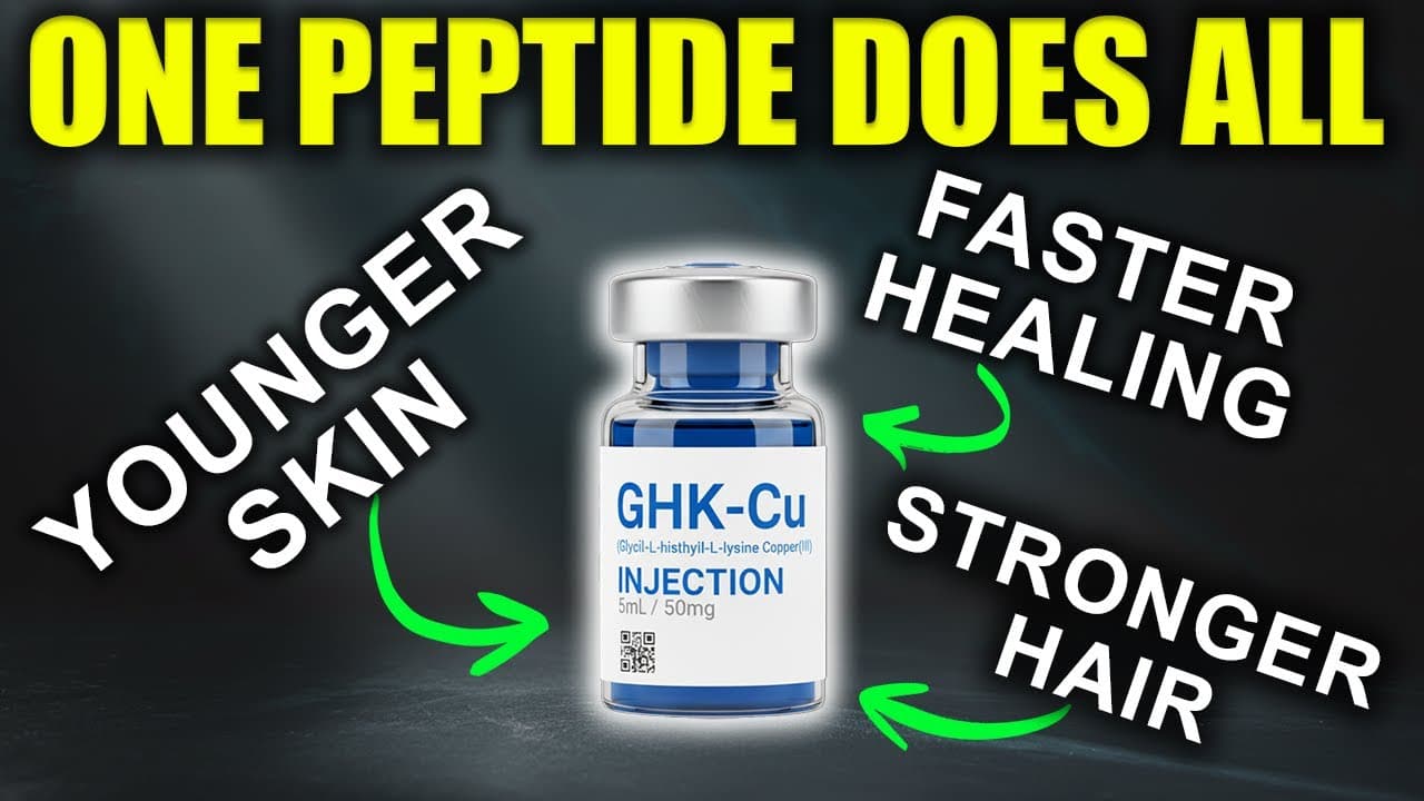 Doctor Reveals The ONLY Peptide That Builds Collagen Muscle and Hair (GHK CU)