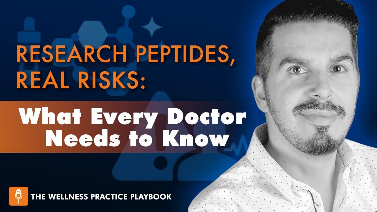 Research Peptides Real Risks: What Every Doctor Needs to Know with David Bonfa of CRE8 Pharmacy