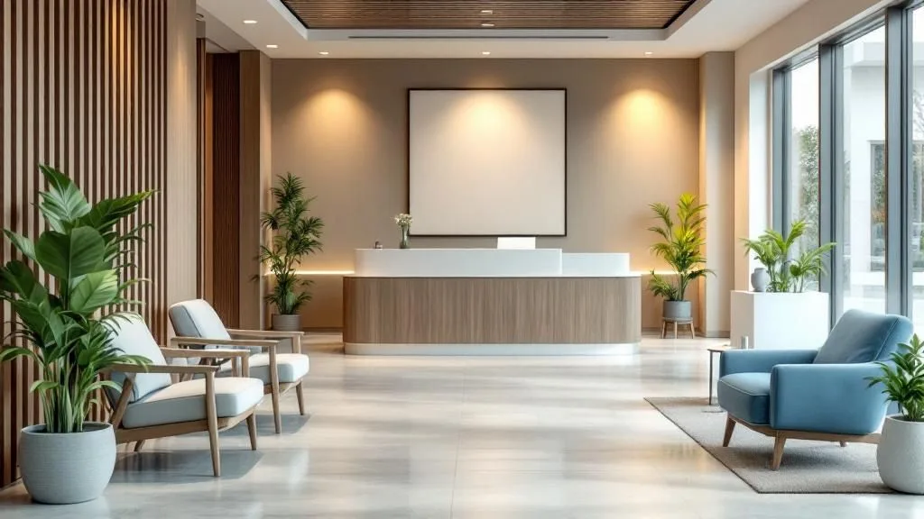 Interior of Amber Healing Center