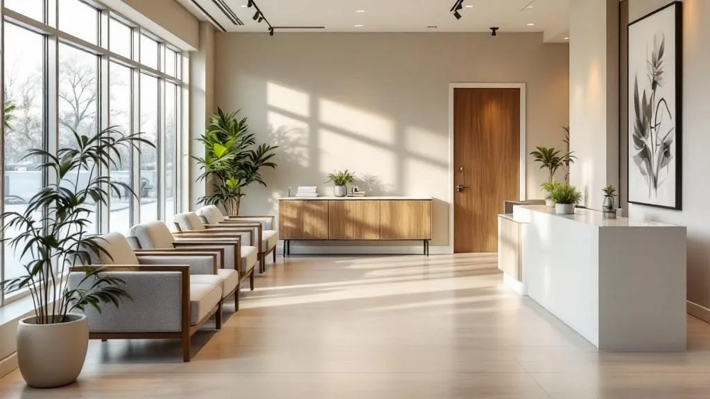 Interior of Blissfusion Wellness Lounge