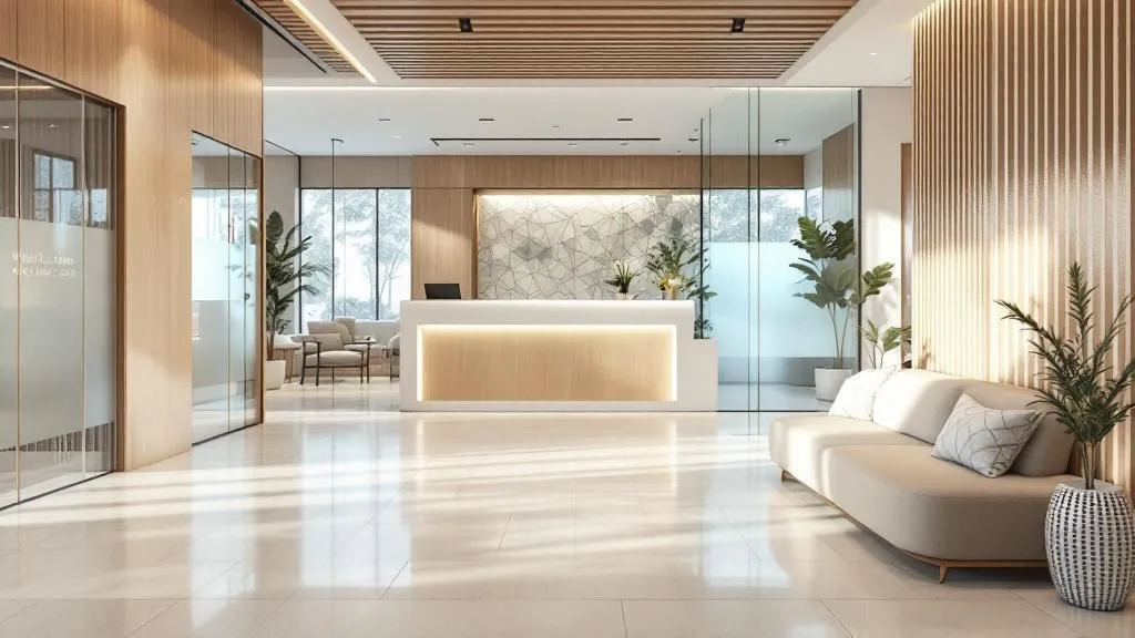 Interior of Moksha Life Center