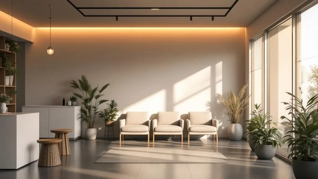 Interior of Red Light Day Spa