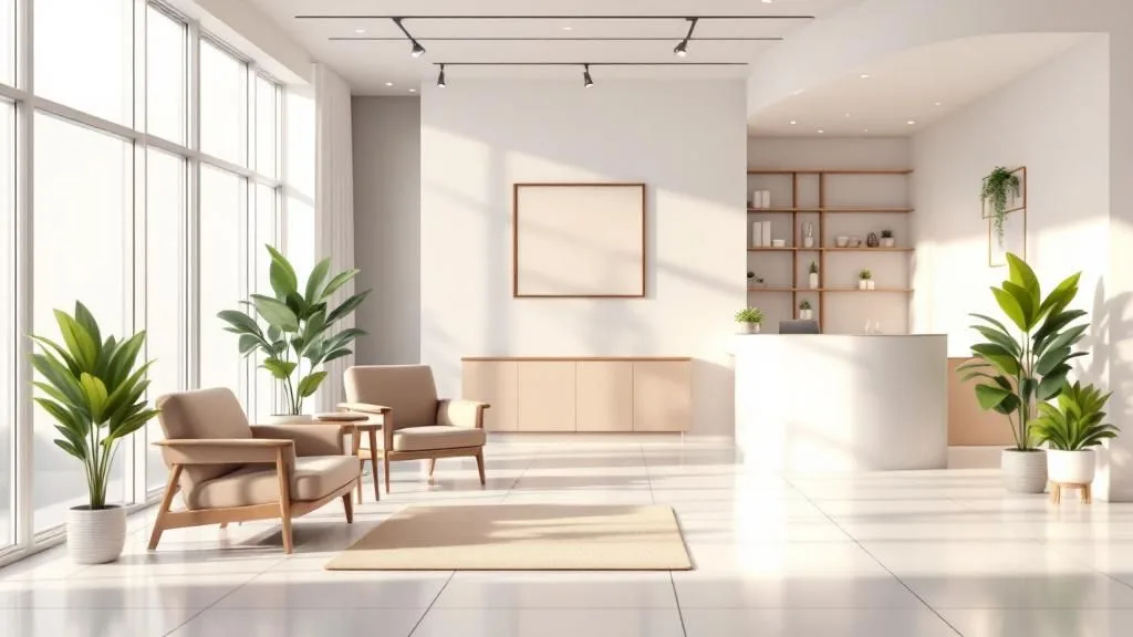 Interior of Symmetry Health Center