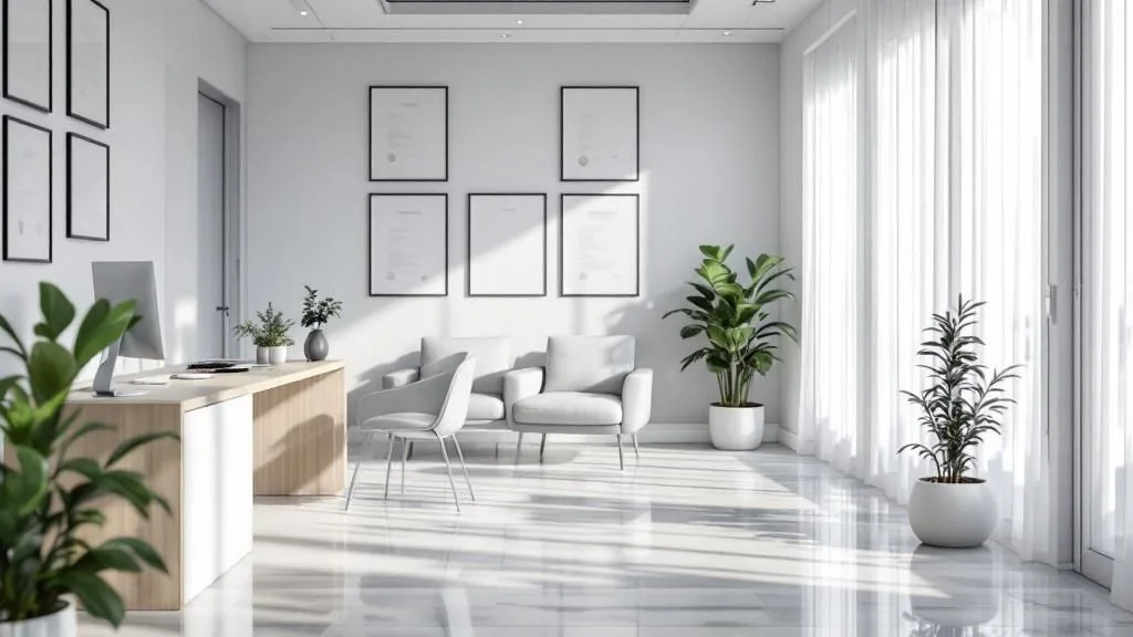 Interior of Glowing Aesthetics Med Spa