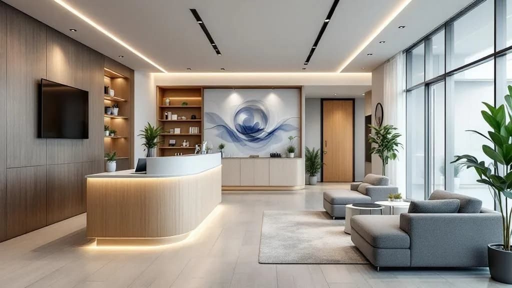 Interior of DermaTranz Skin & Body Clinics