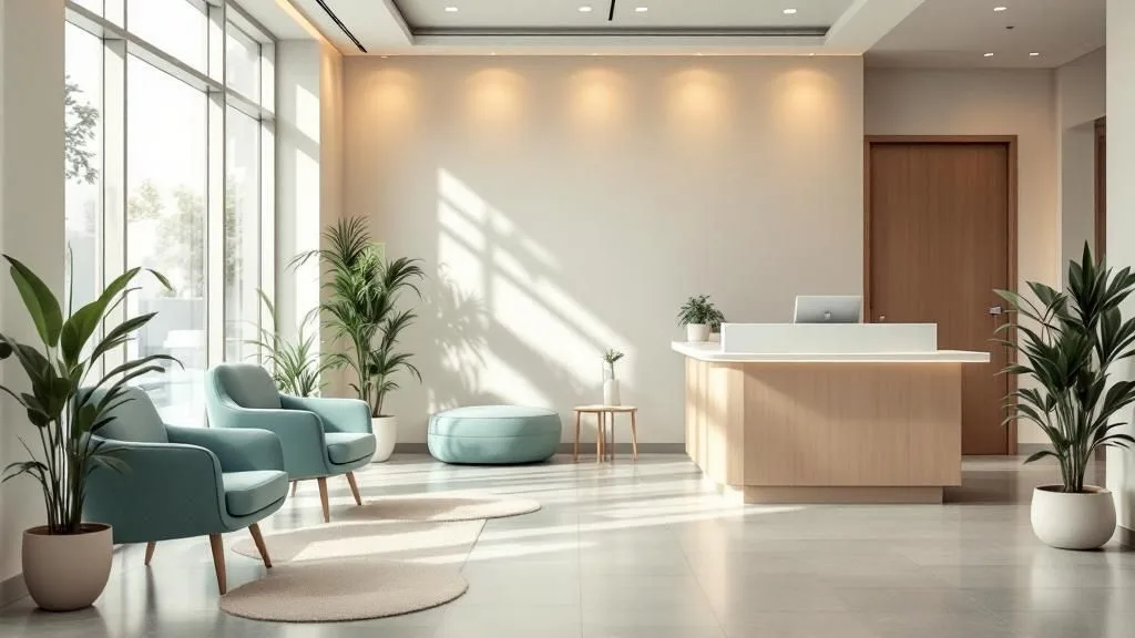 Interior of Infinity Medical Institute