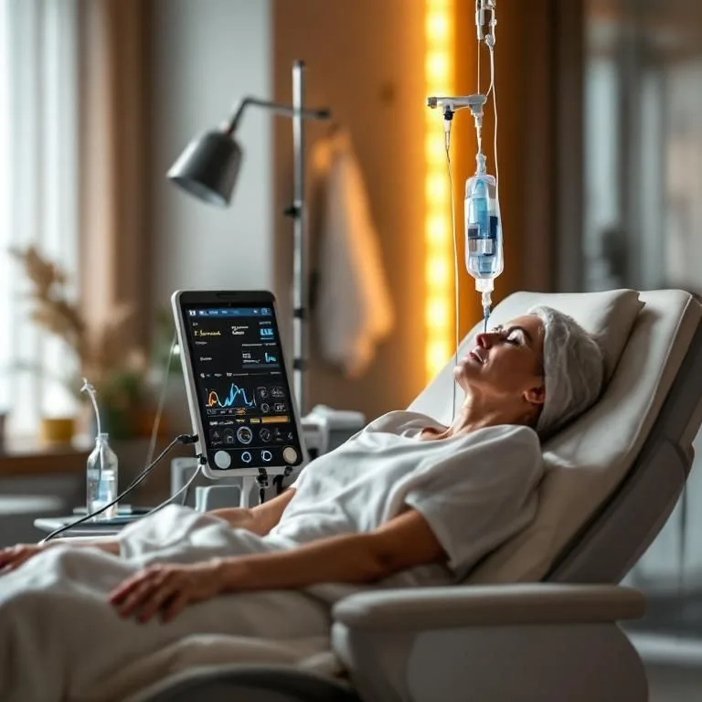 Treatment at JB Hydration Drip Lounge