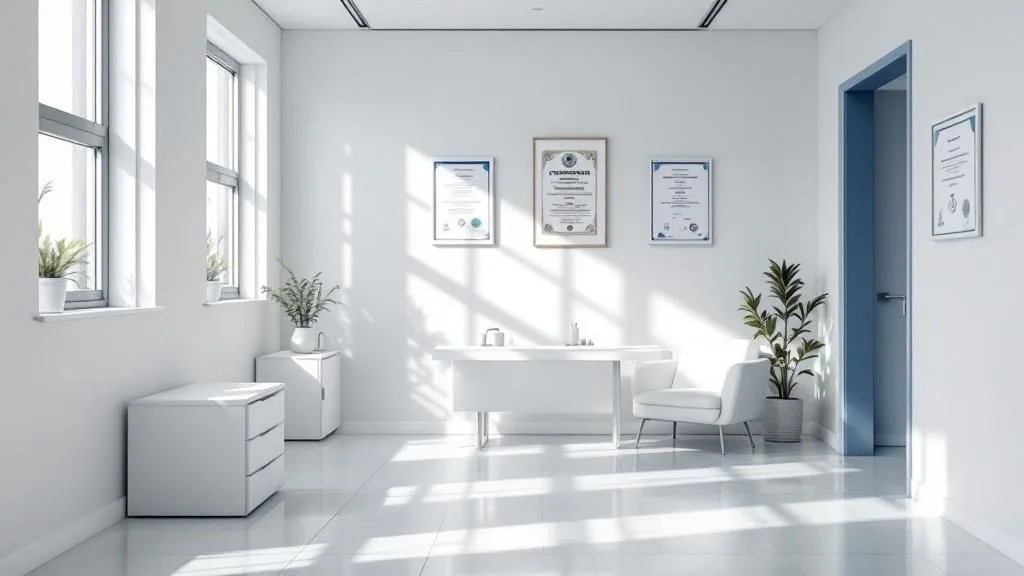 Interior of Rafael Foss, BS, DC, D.PSc