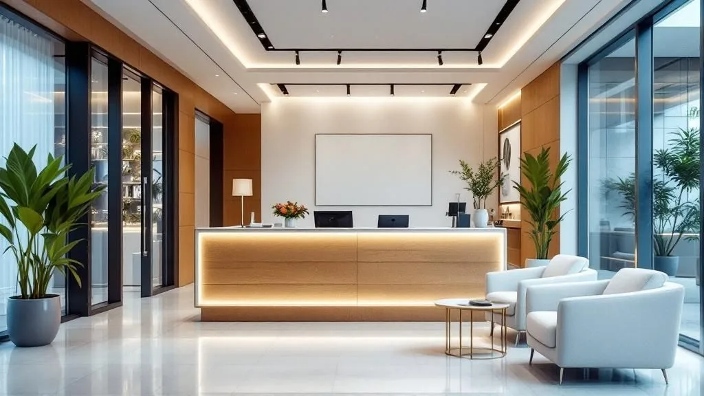 Interior of Blue Vase Health