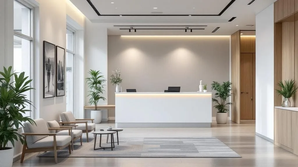 Interior of kimball cosmetics