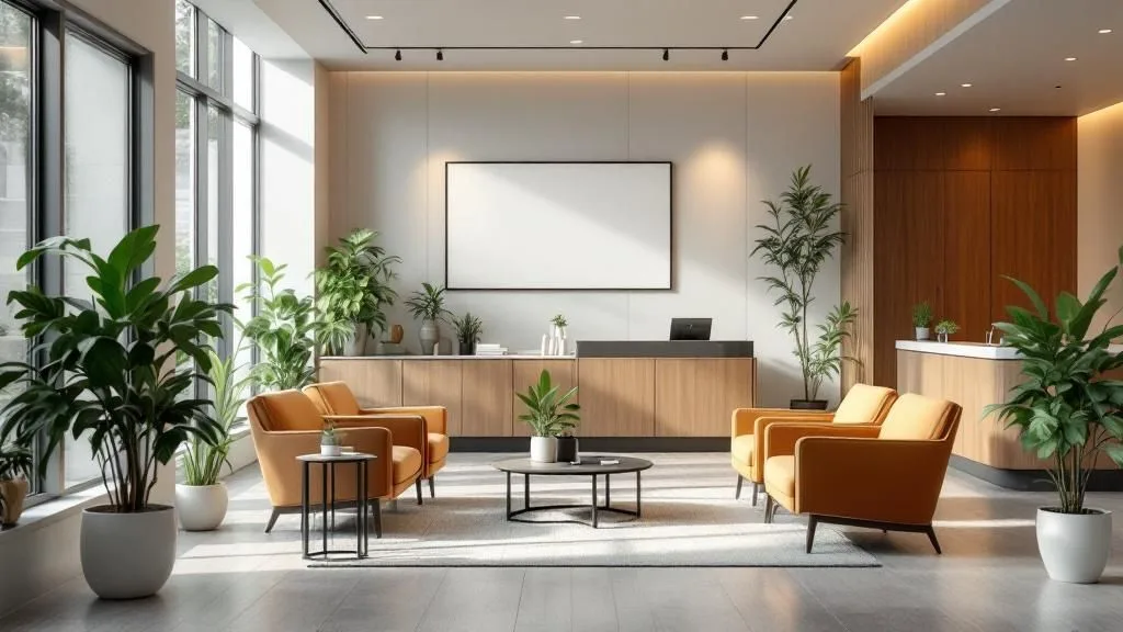 Interior of Glo Skin Space