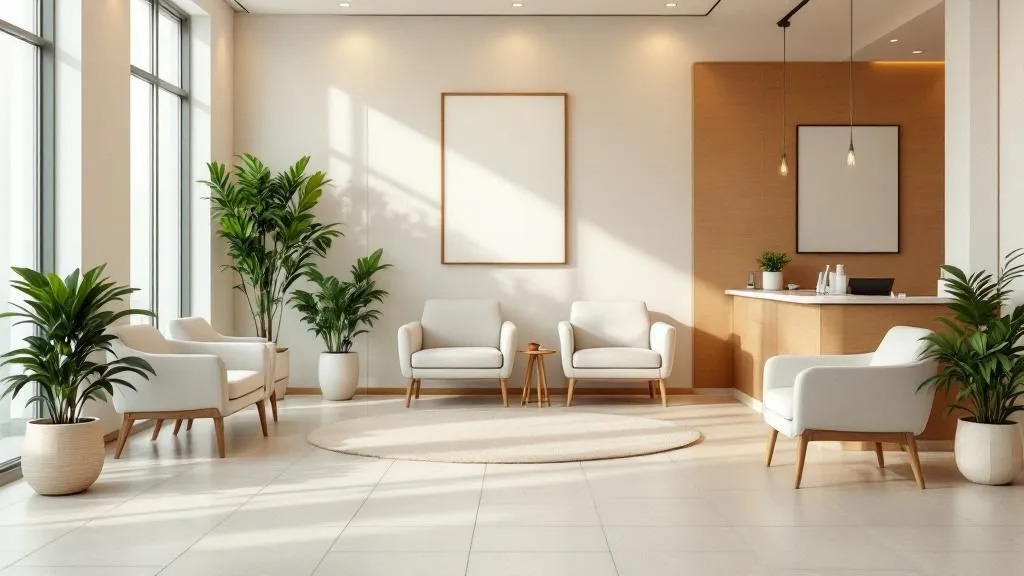 Interior of Nirvana Aesthetics Health and Wellness