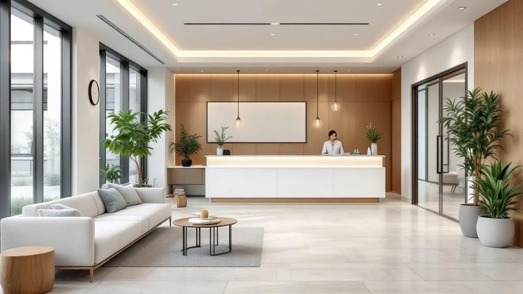 Interior of Lavender & Lace Aesthetics and Wellness