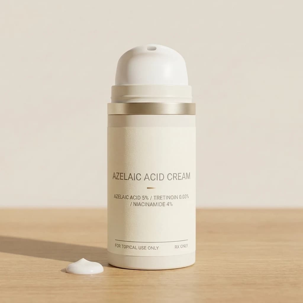 Azelaic Acid Cream Dermatology research profile visual summary