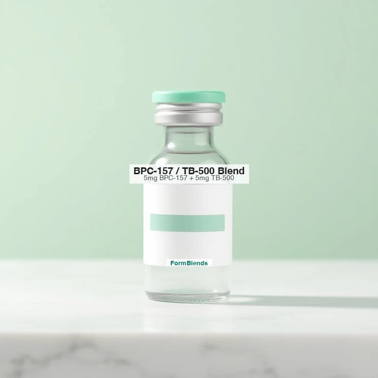 BPC-157 / KPV / TB-500 Blend Peptide Bundles research profile visual summary