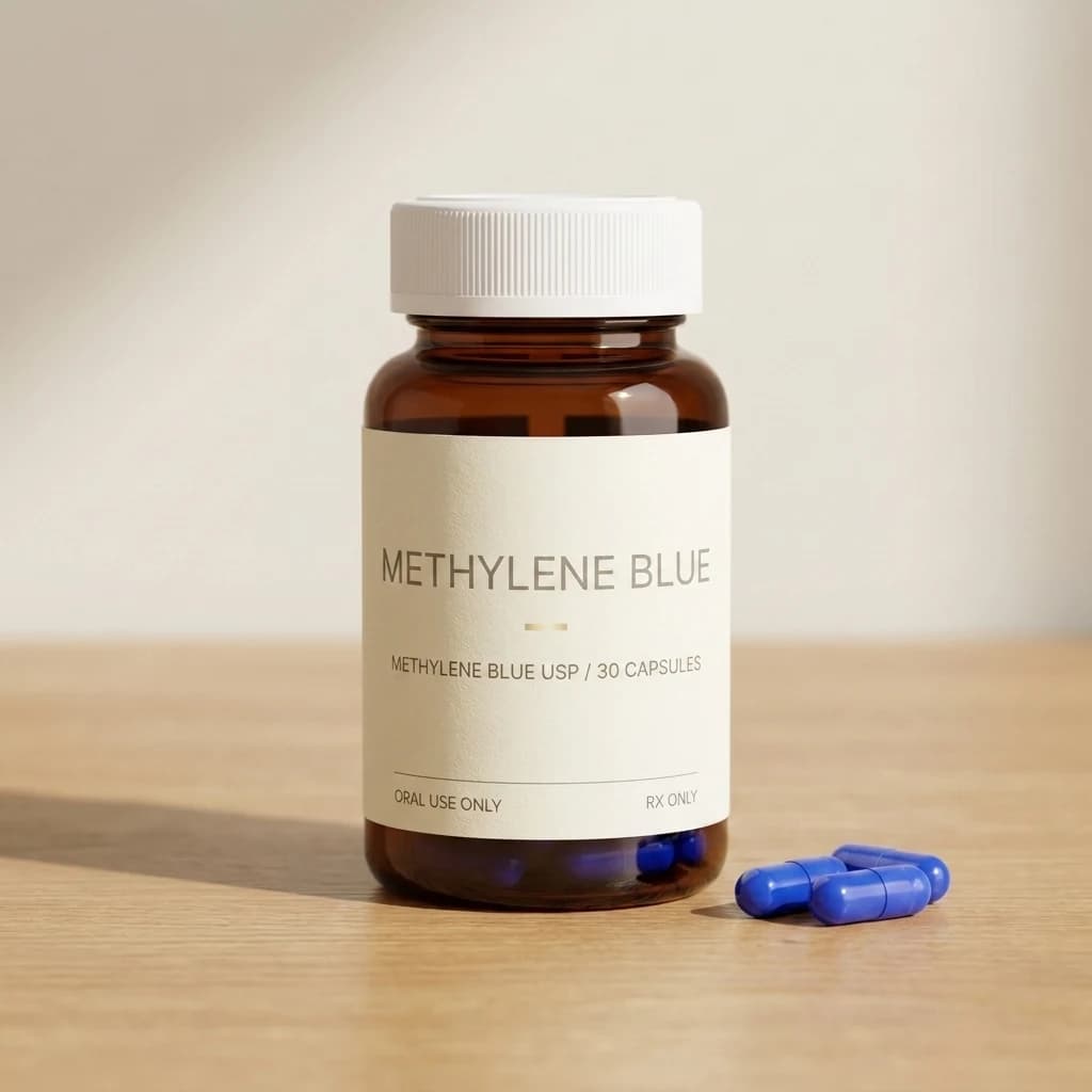 Methylene Blue Longevity research profile visual summary