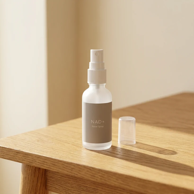 NAD+ Nasal Spray Anti-Aging & Longevity research profile visual summary