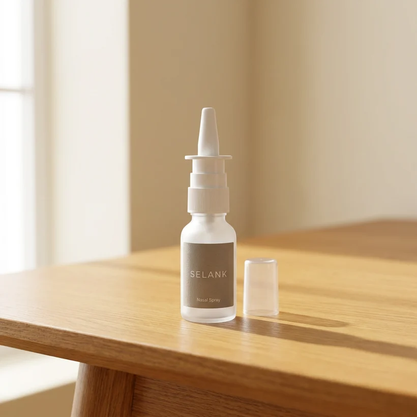 Selank Nasal Spray Sleep & Stress research profile visual summary
