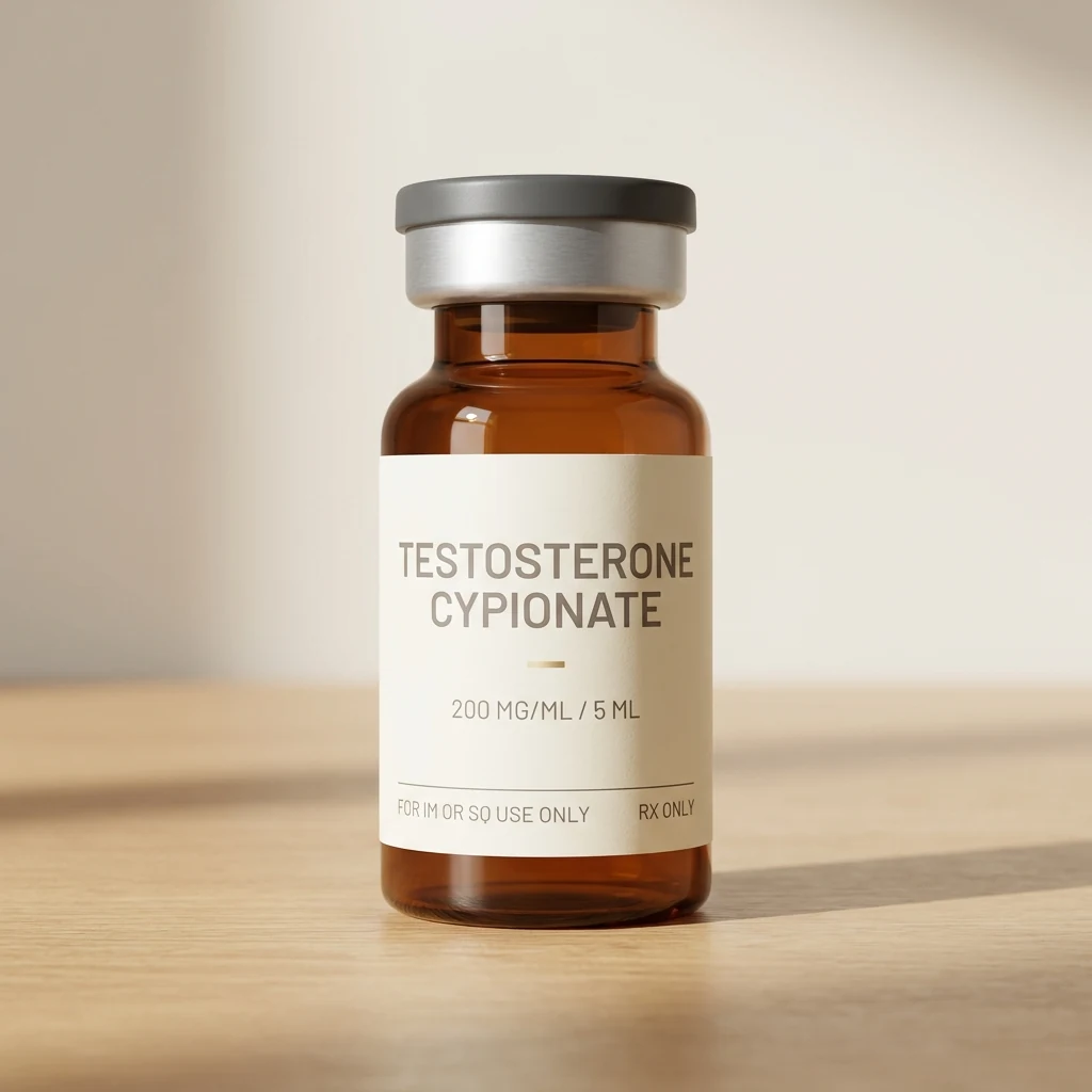 Testosterone Cypionate Hormone Therapy research profile visual summary