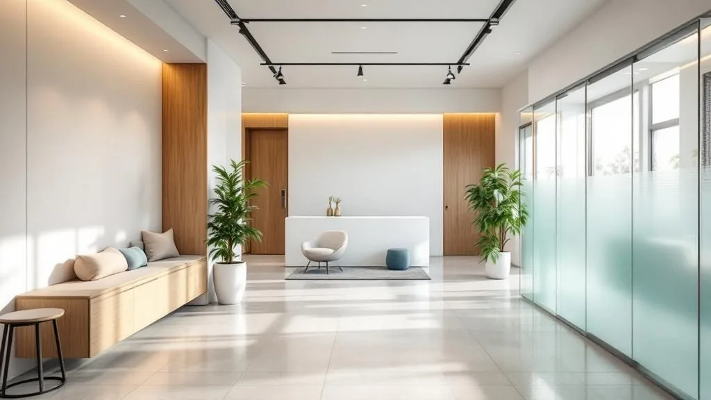 Interior of Symmetry Health Center