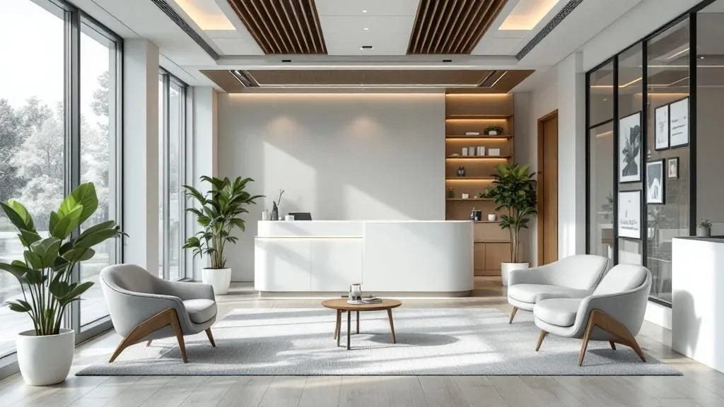 Interior of D-Fine Mind & Body Wellness