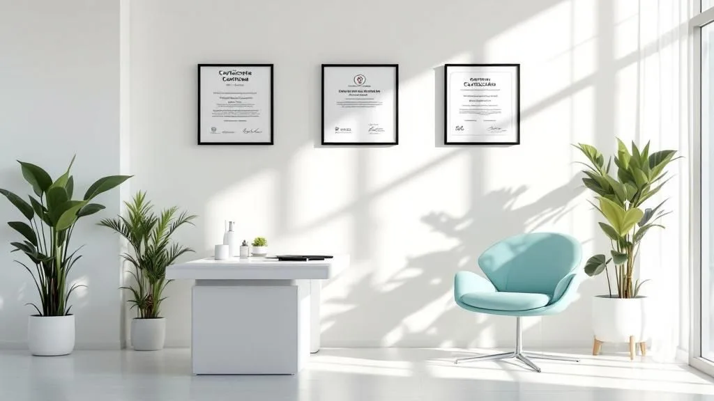 Interior of Fluid Aesthetics & Wellness