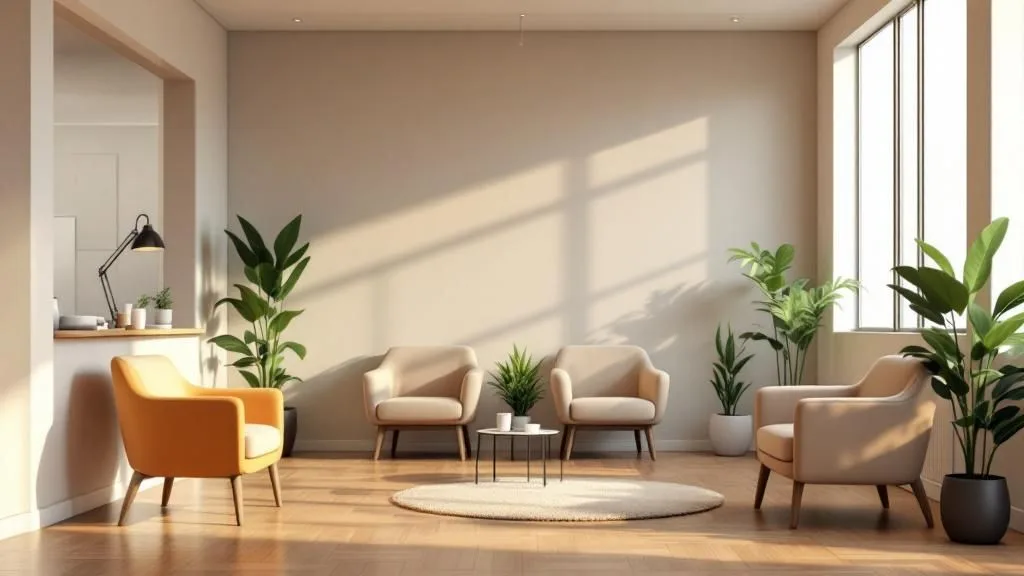 Interior of Beem Light Sauna