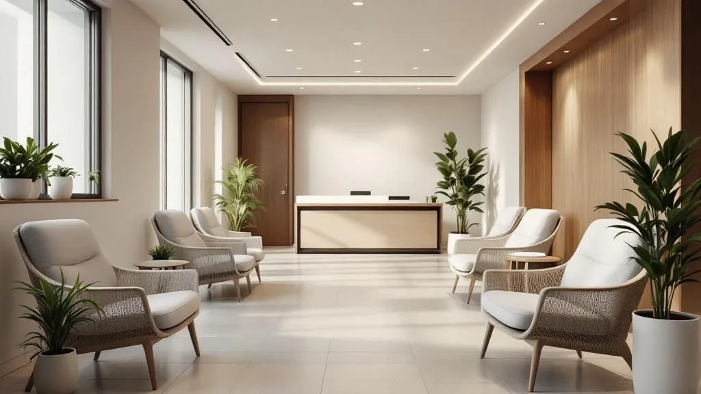 Interior of Eden Aesthetics & Wellness
