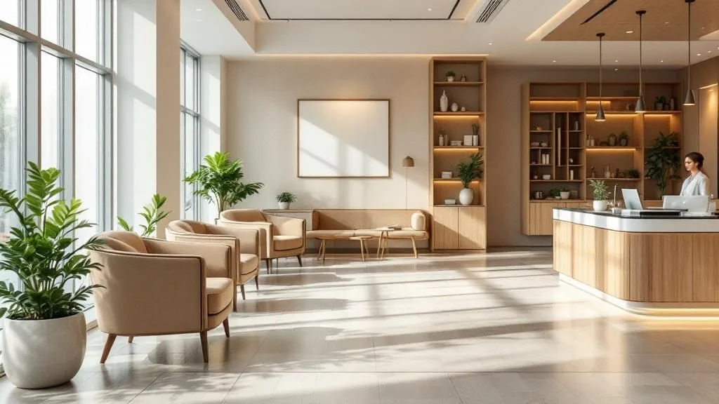 Interior of Transformational Medicine and Spa