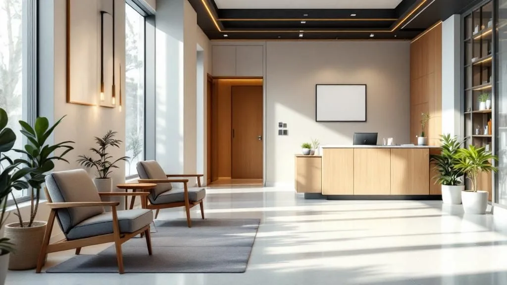 Interior of Hourglass Wellness