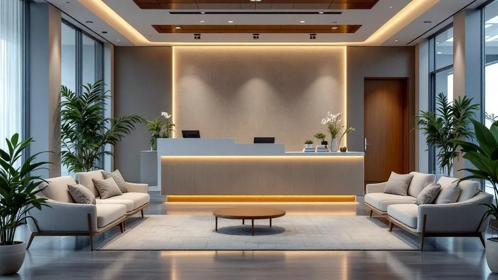 Interior of Bee Well Health Clinic
