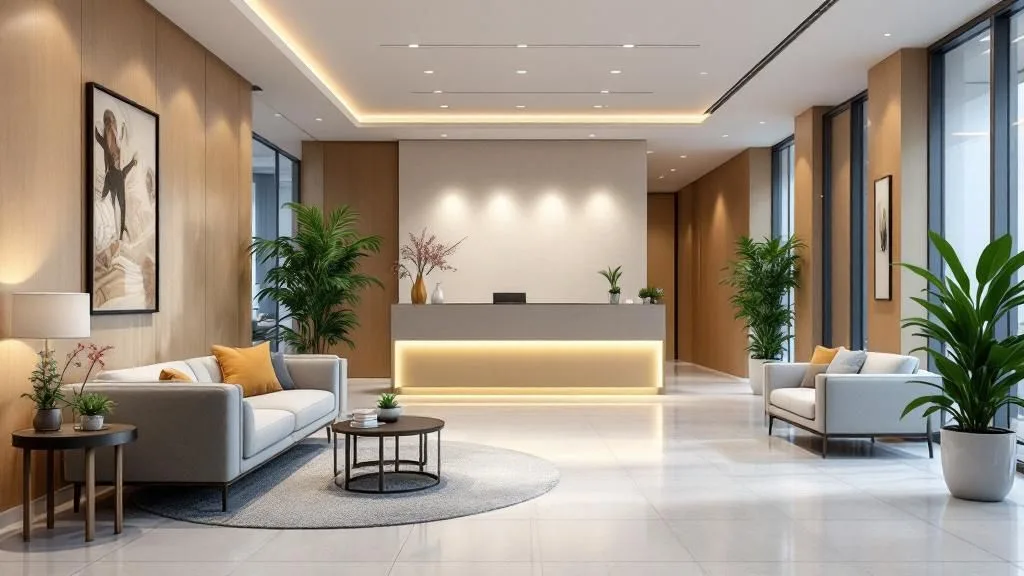 Interior of Livin Aesthetics and Wellness