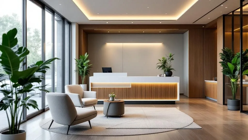 Interior of Origins Spa