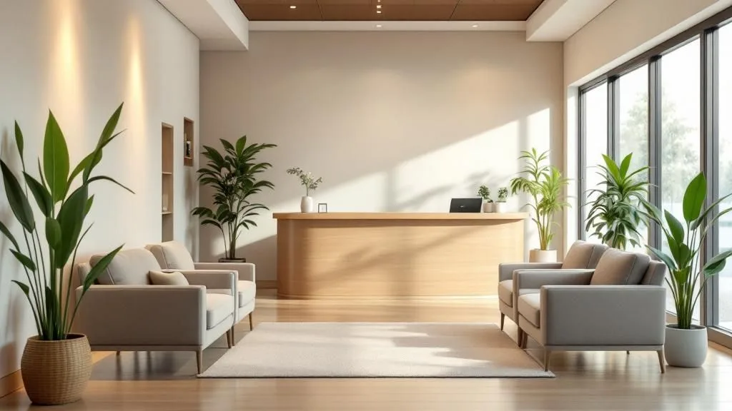 Interior of Purple Lotus Hydration & Wellness