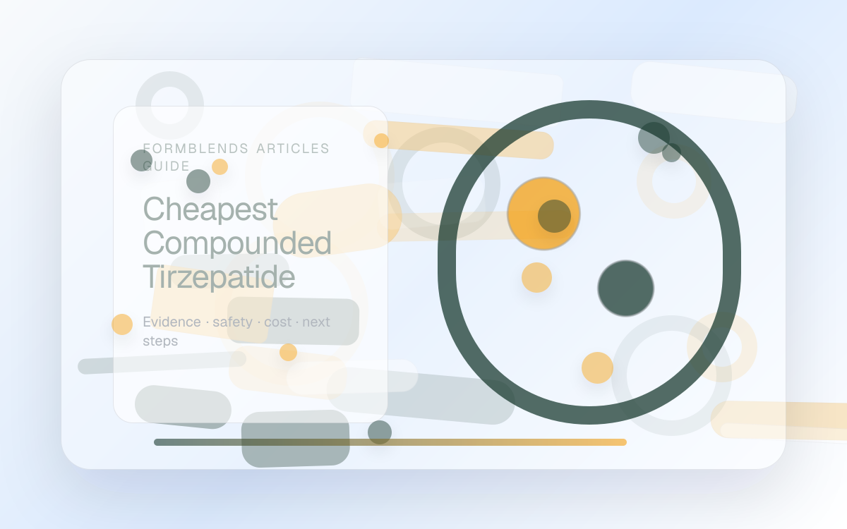 Cheapest Compounded Tirzepatide: Prices, Safety & Comparison
