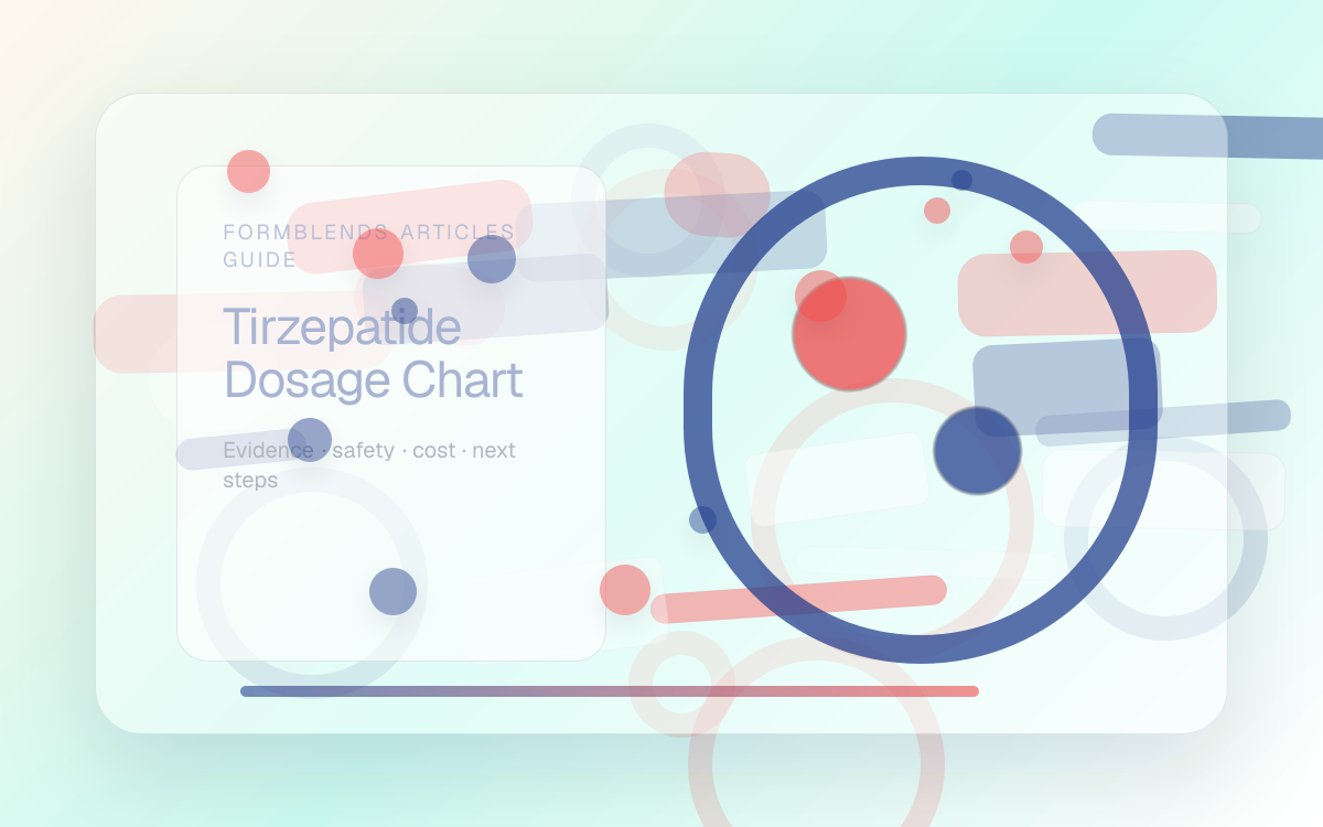 Tirzepatide Dosage Chart: Dosing, Safety & Monitoring