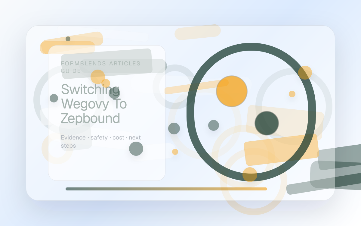 Switching Wegovy to Zepbound: Dosing, Safety & Monitoring