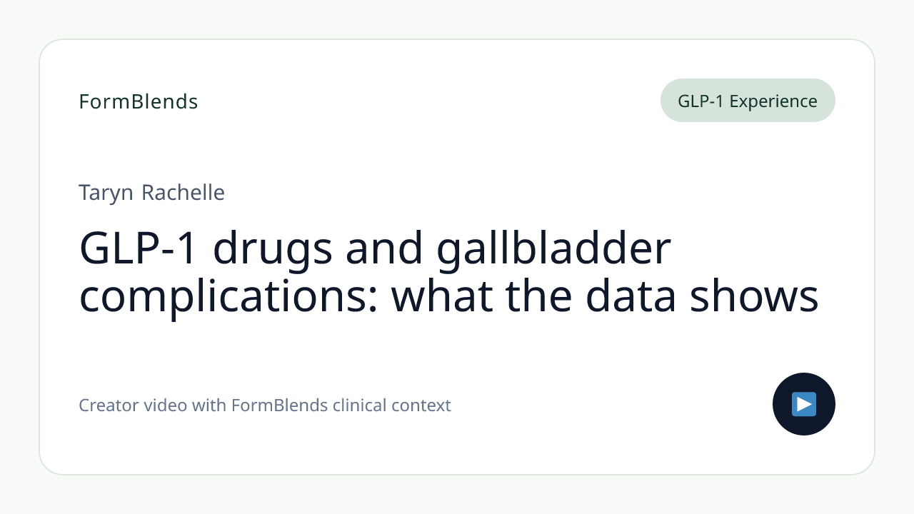 GLP-1 drugs and gallbladder complications: what the data shows
