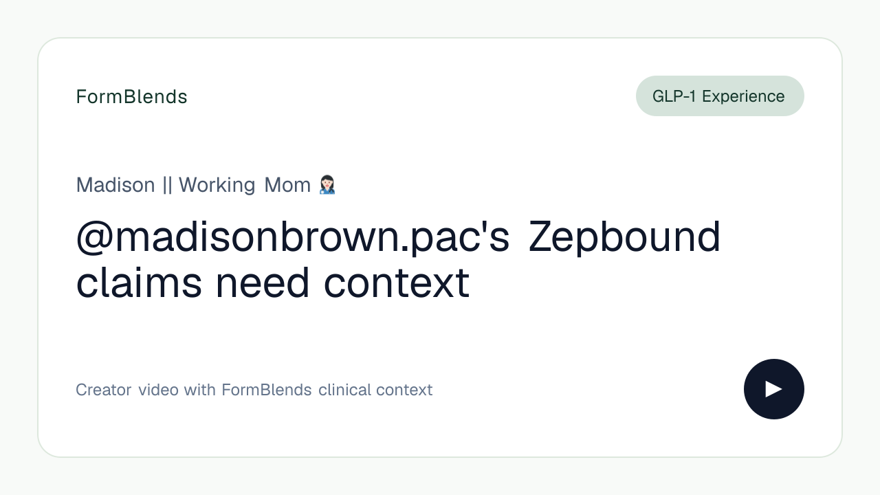 @madisonbrown.pac's Zepbound claims need context