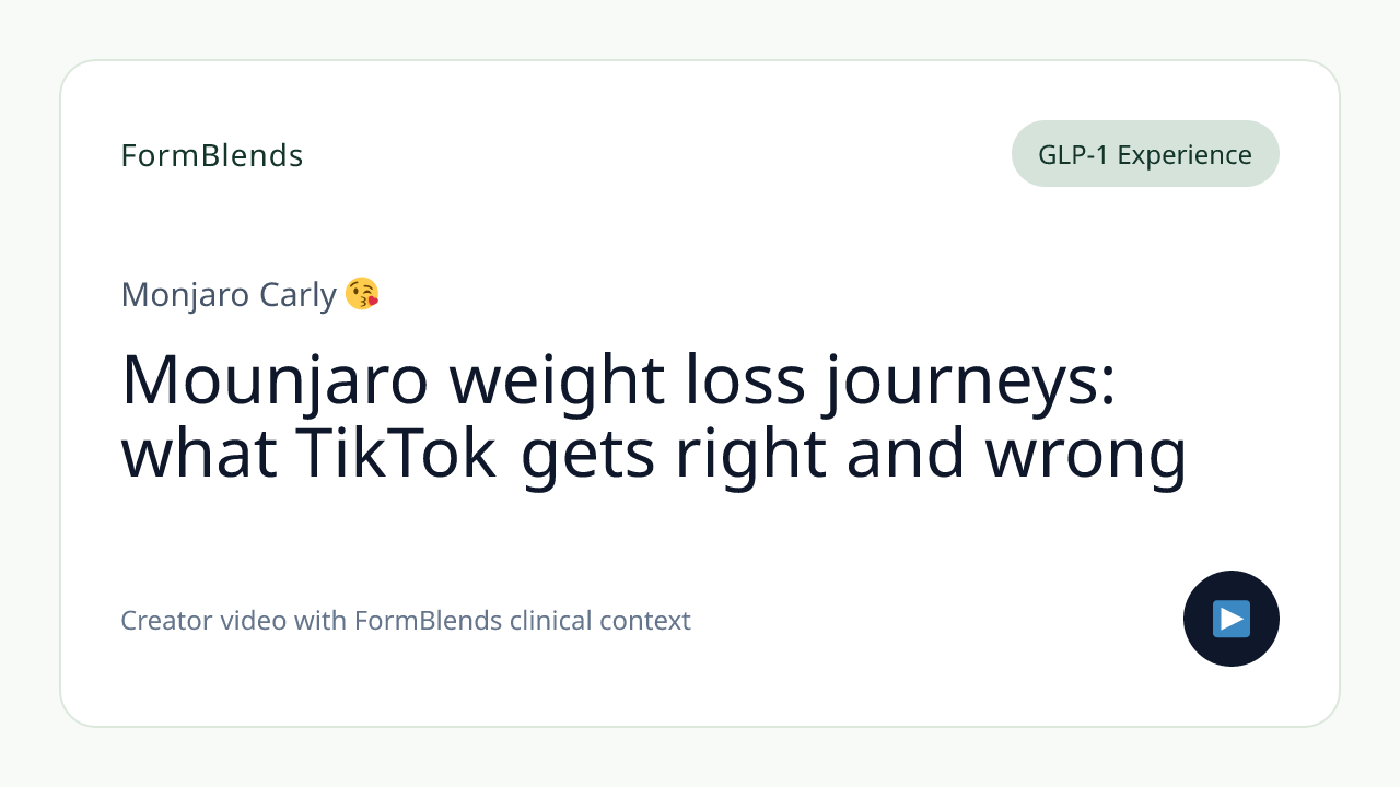 Mounjaro weight loss journeys: what TikTok gets right and wrong
