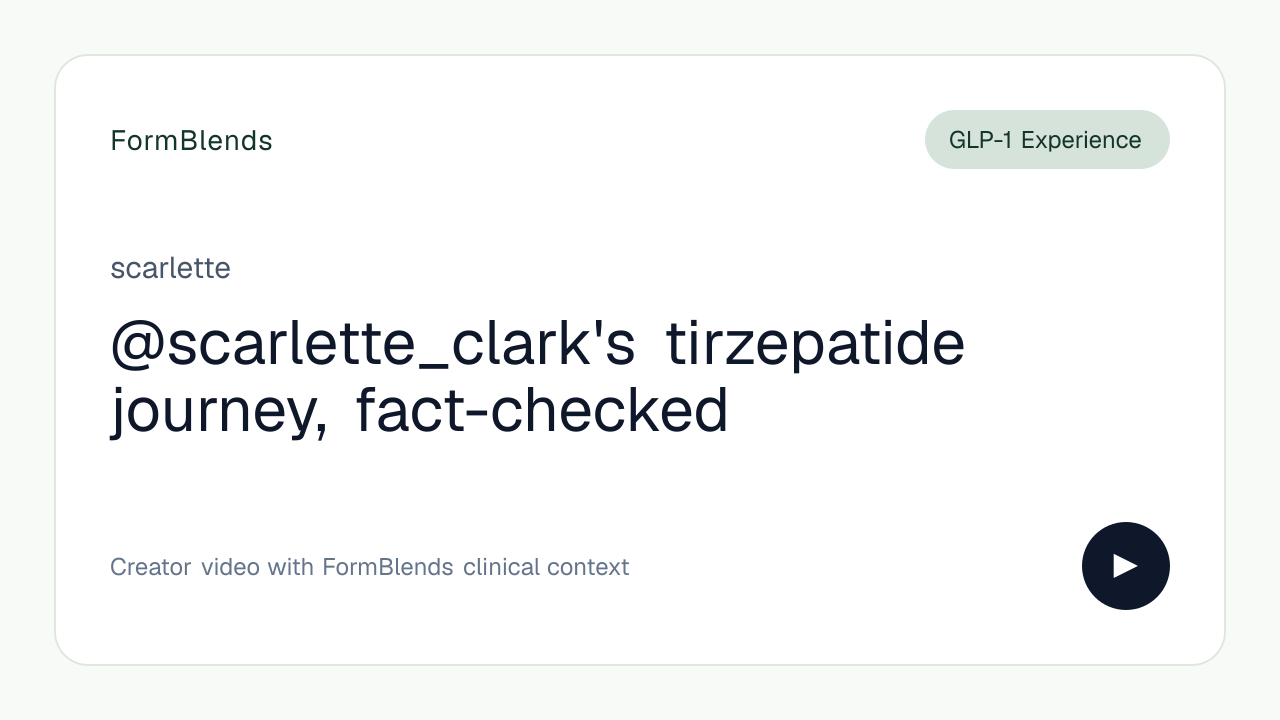 @scarlette_clark's tirzepatide journey, fact-checked