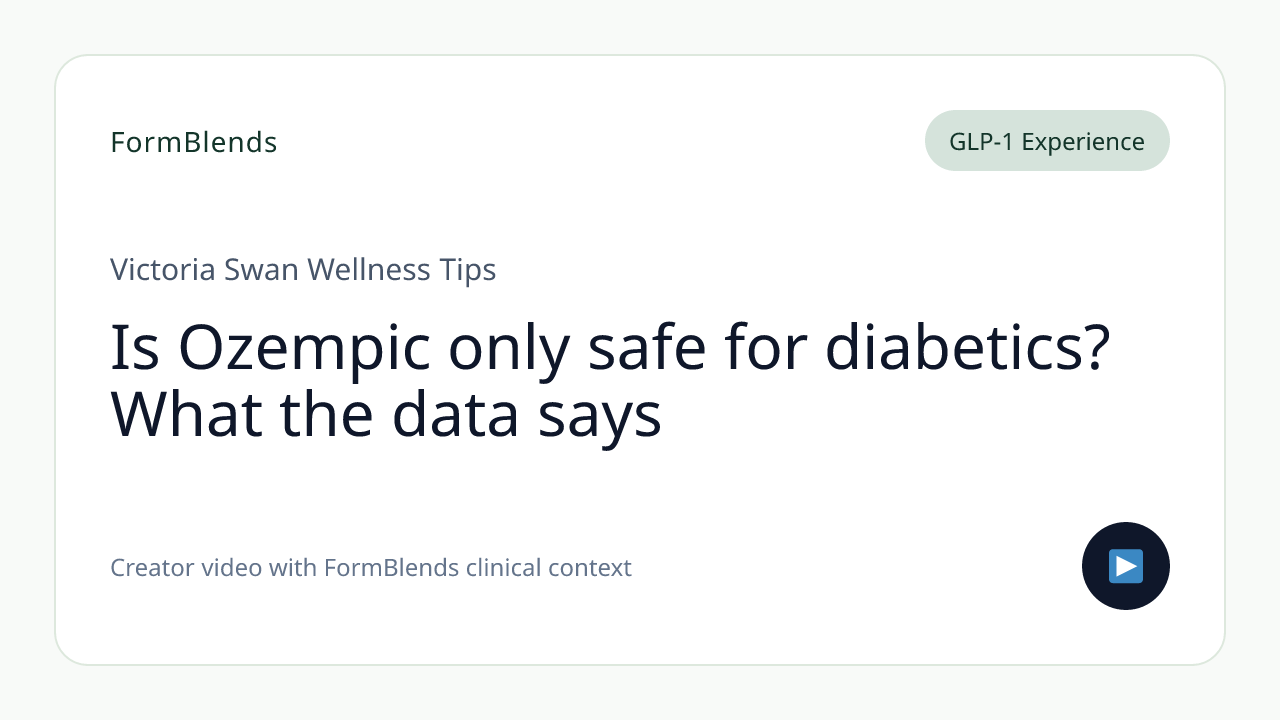 Is Ozempic only safe for diabetics? What the data says