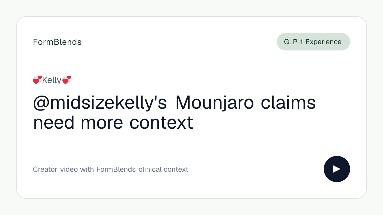 @midsizekelly's Mounjaro claims need more context