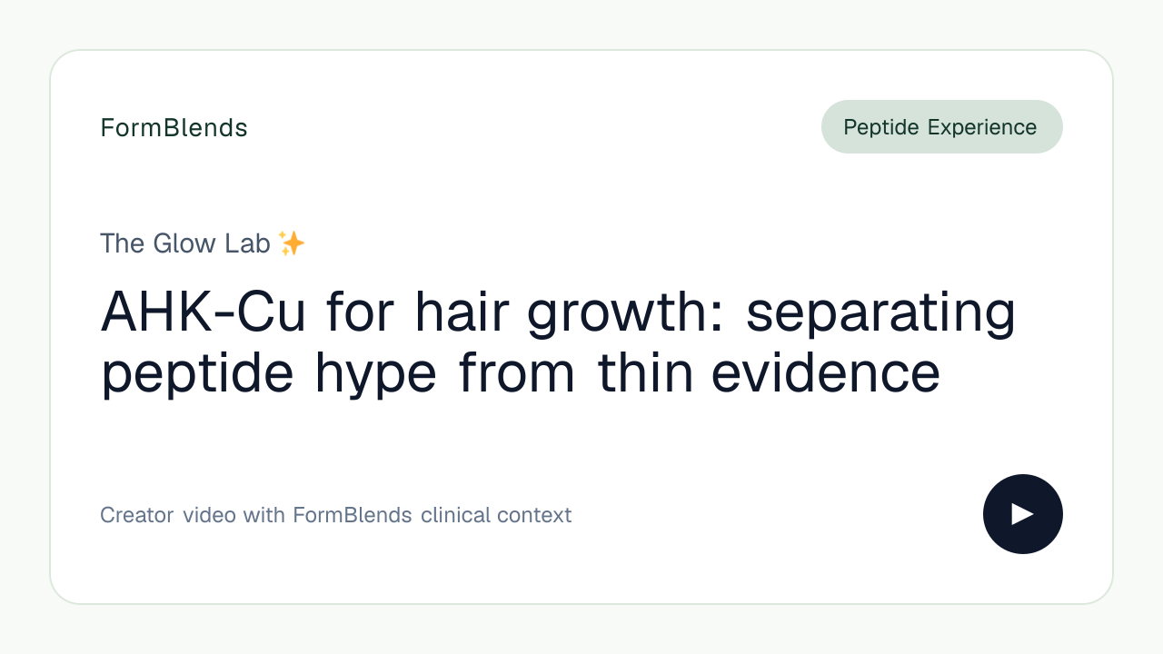 ahk-cu hair growth study human for growth: separating peptide hype from thin evidence… Simply apply 3 to Vitamin B12 injections at Hayfever Injection Supply Duration:1 month supply