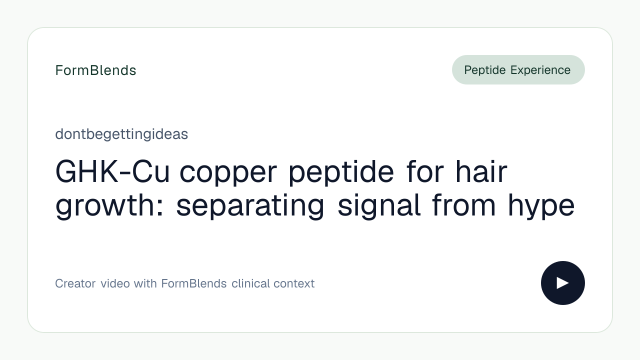 ghk-cu copper peptide hair growth clinical trial randomized for growth: separating signal from hype… Meitheal Size:20mg Pre-Filled Pen (SubQ) BPC-157 Dosing Guide: 5mg