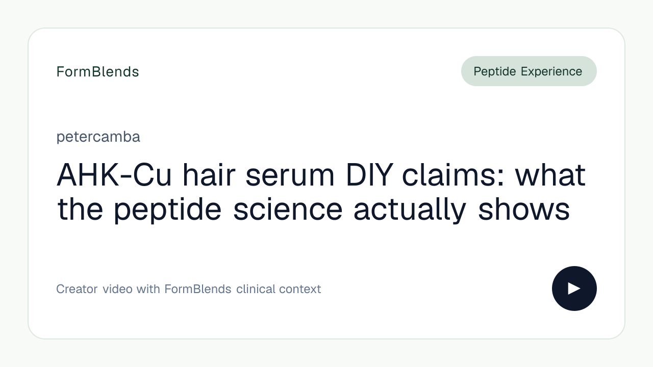 how to mix ahk-cu with minoxidil DIY hair serums: what the peptide science actually supports… Other Hormones 5-amino-1mq 50mg – C Size:100 Grams
