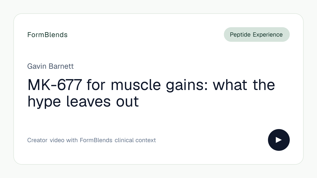 mk677 vs ipamorelin comparison MK-677 for muscle gains: what the hype leaves out by gavinbarnett_ Kits & Sets Unit Size:10g 2 Gluta Glime +