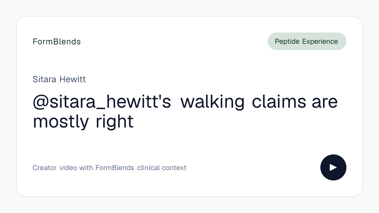 @sitara_hewitt's walking claims are mostly right