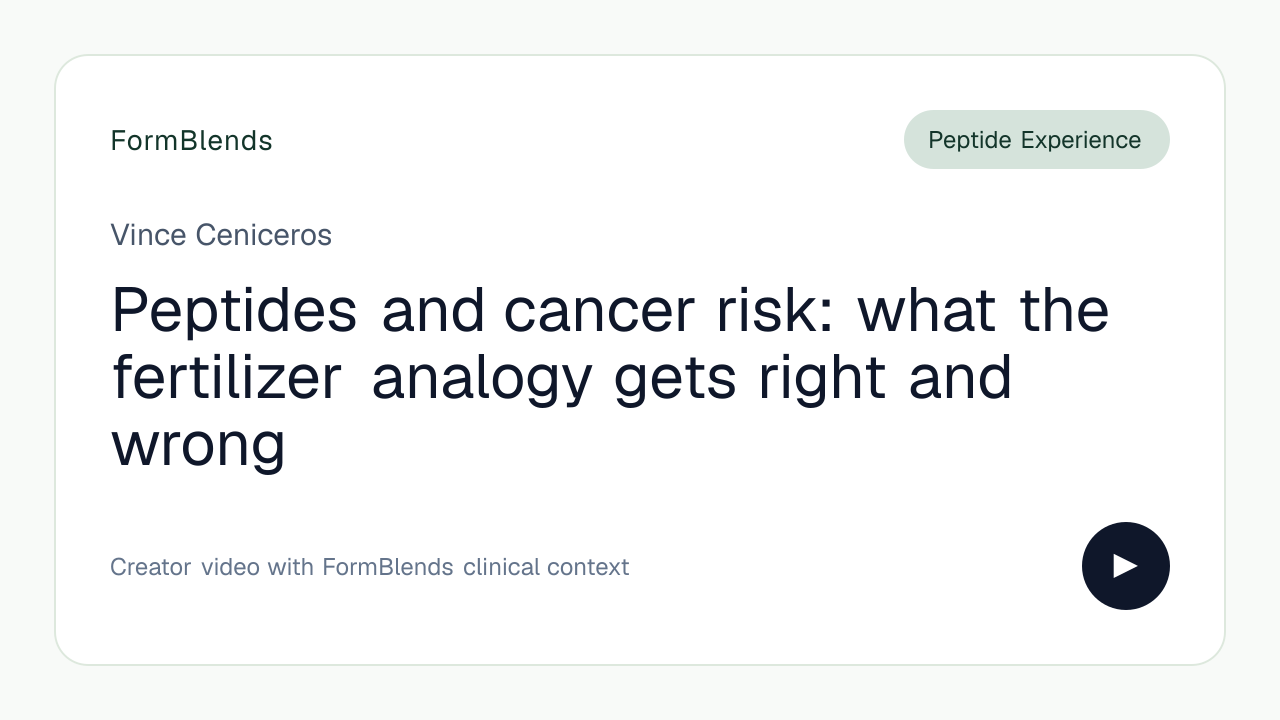 cjc 1295 ipamorelin cancer risk Peptides and risk: what the fertilizer analogy gets right… Buy DSIP Spray 5mg Oncology Care Available Options:30 mL